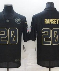 Los Angeles Rams Jalen Ramsey #20 Nfl 2020 Black Jersey