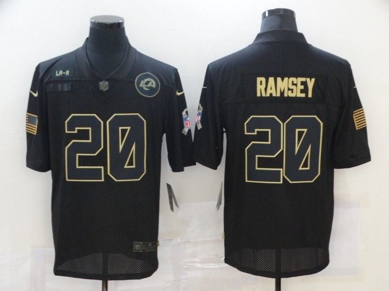 Los Angeles Rams Jalen Ramsey #20 Nfl 2020 Black Jersey