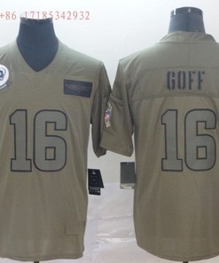 Los Angeles Rams Jared Goff #16 2020 Nfl Grey Jersey Jersey