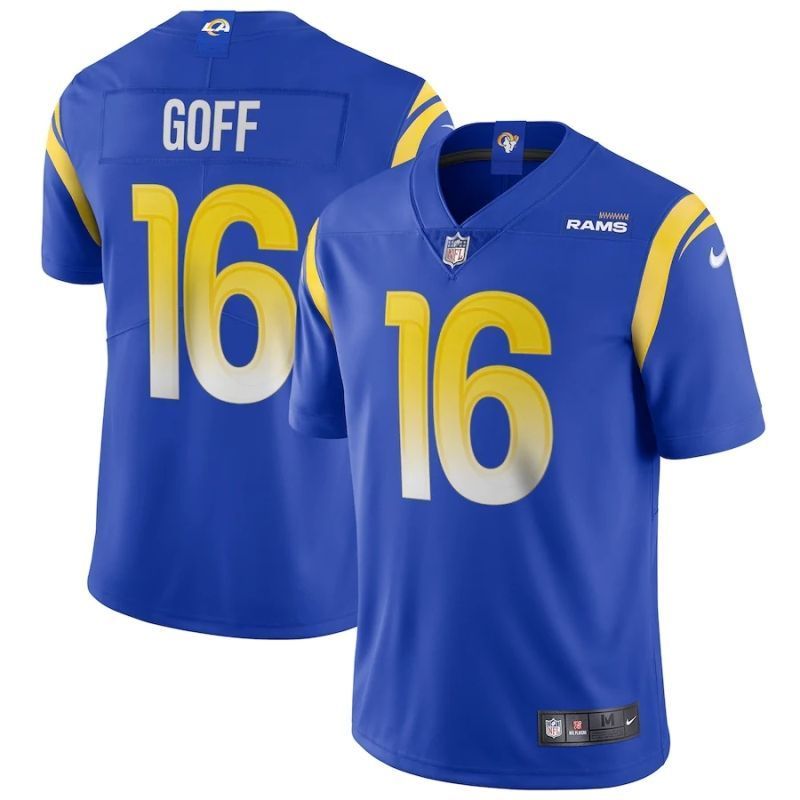 Los Angeles Rams Jared Goff #16 Nfl 2020 Cobalt Jersey