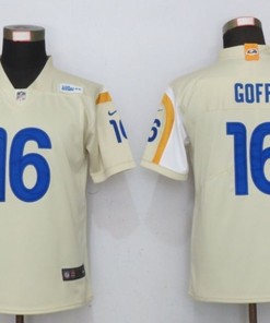 Los Angeles Rams Jared Goff #16 Nfl 2020 Gold Jersey