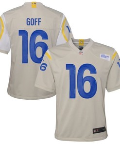 Los Angeles Rams Jared Goff #16 Nfl 2020 Gold Womens Jersey