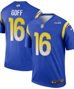 Los Angeles Rams Jared Goff #16 Nfl 2020 Indigo Jersey