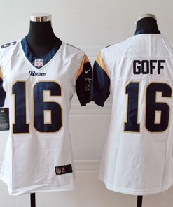 Los Angeles Rams Jared Goff #16 Nfl 2020 White Womens Jersey