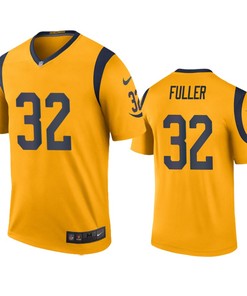 Los Angeles Rams Jordan Fuller Gold Color Rush Legend Jersey