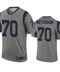 Los Angeles Rams Joseph Noteboom Gray Inverted Legend Jersey