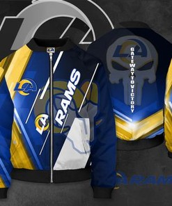 Los Angeles Rams LAR Bomber Jacket
