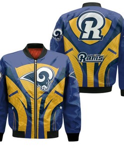 Los Angeles Rams Mascot For Rams Fan 3D Jersey Bomber Jacket