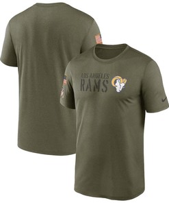 Los Angeles Rams Men 2022 Salute to Service Legend Team T-Shirt - Olive