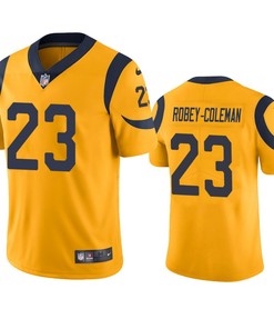 Los Angeles Rams Nickell Robey-coleman Gold Nike Color Rush Limited Jersey