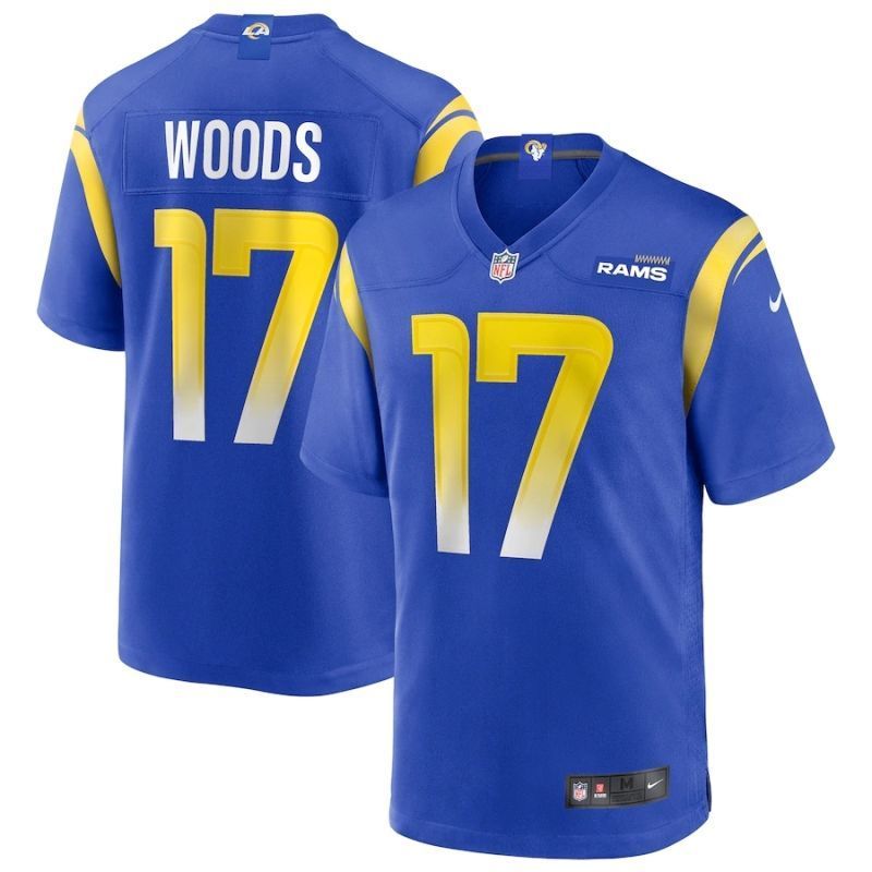Los Angeles Rams Robert Woods #17 2020 Nfl Blue Jersey Jersey