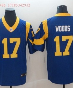 Los Angeles Rams Robert Woods #17 2020 Nfl Blue Jersey Jersey