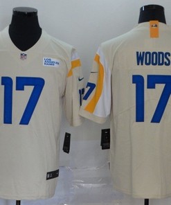 Los Angeles Rams Robert Woods #17 Nfl 2020 Beige Jersey