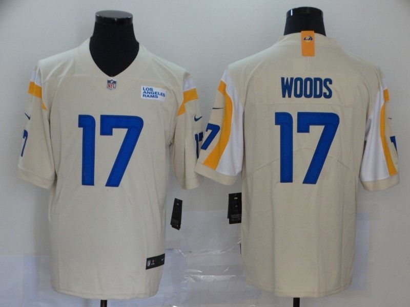 Los Angeles Rams Robert Woods #17 Nfl 2020 Beige Jersey