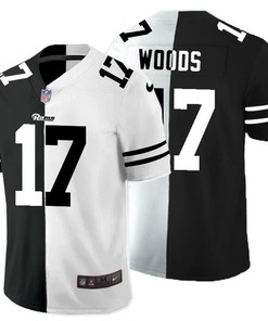 Los Angeles Rams Robert Woods #17 Nfl 2020 Black And White Jersey