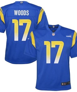 Los Angeles Rams Robert Woods #17 Nfl 2020 Blue Jersey