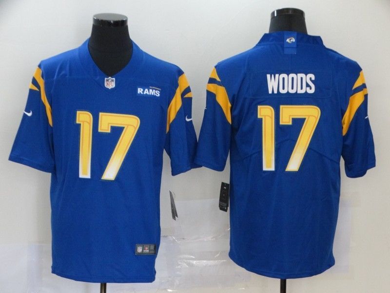 Los Angeles Rams Robert Woods #17 Nfl 2020 Cobalt Jersey