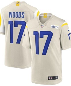 Los Angeles Rams Robert Woods #17 Nfl 2020 Gold Jersey