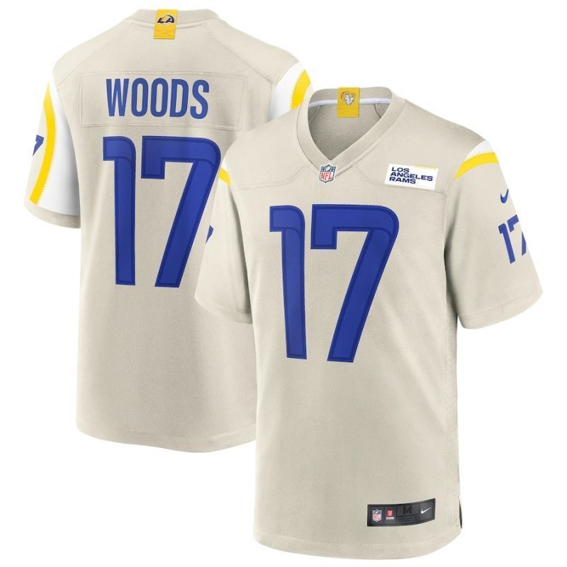 Los Angeles Rams Robert Woods #17 Nfl 2020 Gold Jersey