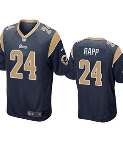 Los Angeles Rams Taylor Rapp 2019 Nfl Draft Navy Game Jersey