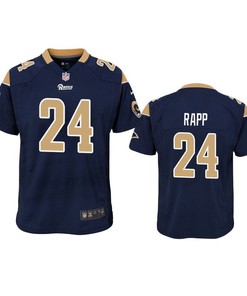 Los Angeles Rams Taylor Rapp 2019 Nfl Draft Navy Game Youth Jersey