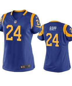 Los Angeles Rams Taylor Rapp 2019 Nfl Draft Royal Game Womens Jersey