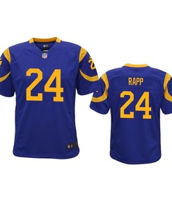 Los Angeles Rams Taylor Rapp 2019 Nfl Draft Royal Game Youth Jersey