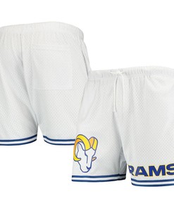 Los Angeles Rams Team Standard Mesh Shorts - White/Royal
