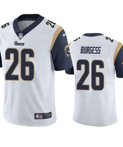 Los Angeles Rams Terrell Burgess White Vapor Limited Jersey