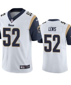 Los Angeles Rams Terrell Lewis White Vapor Limited Jersey