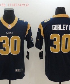 Los Angeles Rams Todd Gurley Ii #30 2020 Nfl Black Jersey Jersey