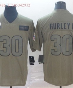Los Angeles Rams Todd Gurley Ii #30 2020 Nfl Grey Jersey Jersey