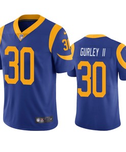 Los Angeles Rams Todd Gurley Ii Royal Vapor Untouchable Limited Jersey