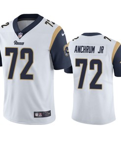 Los Angeles Rams Tremayne Anchrum Jr. 72 White Vapor Untouchable Limited Jersey