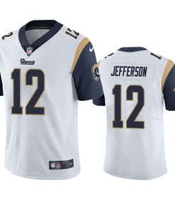Los Angeles Rams Van Jefferson White 2020 Nfl Draft Vapor Limited Jersey
