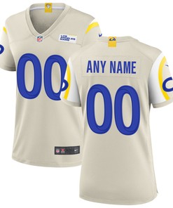 Los Angeles Rams Womens Custom Game Jersey Bone Custom Jerseys Nfl