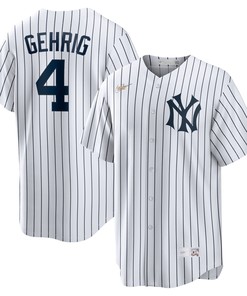 Lou Gehrig New York Yankees Home Cooperstown Collection Player Jersey - White Mlb