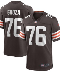 Lou Groza Cleveland Browns Game Retired Player Jersey - Brown Nfl