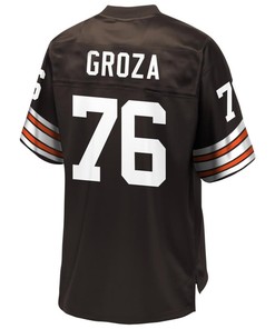 Lou Groza Cleveland Browns Nfl Pro Line Retired Player Jersey - Brown