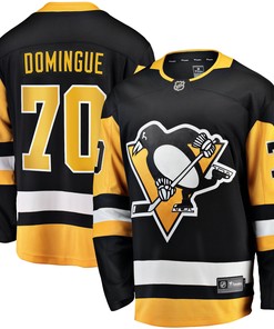 Louis Domingue Pittsburgh Penguins Fanatics Branded Home Breakaway Player Jersey - Black Nhl
