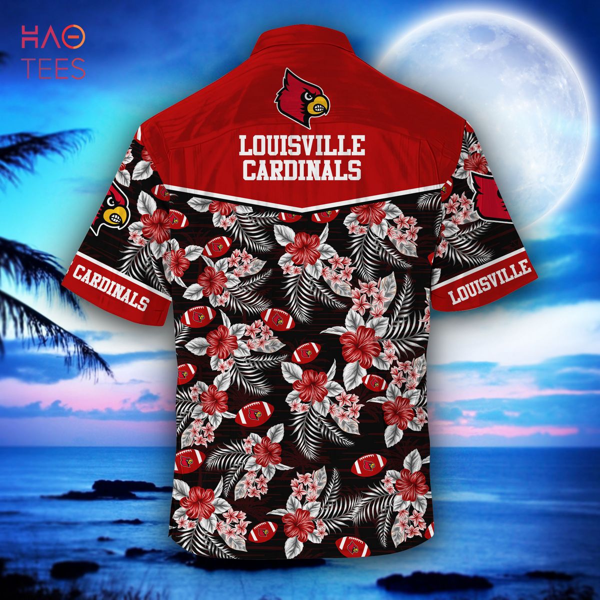 Louisville Cardinals Hawaiian Shirt, New Gift for Summer