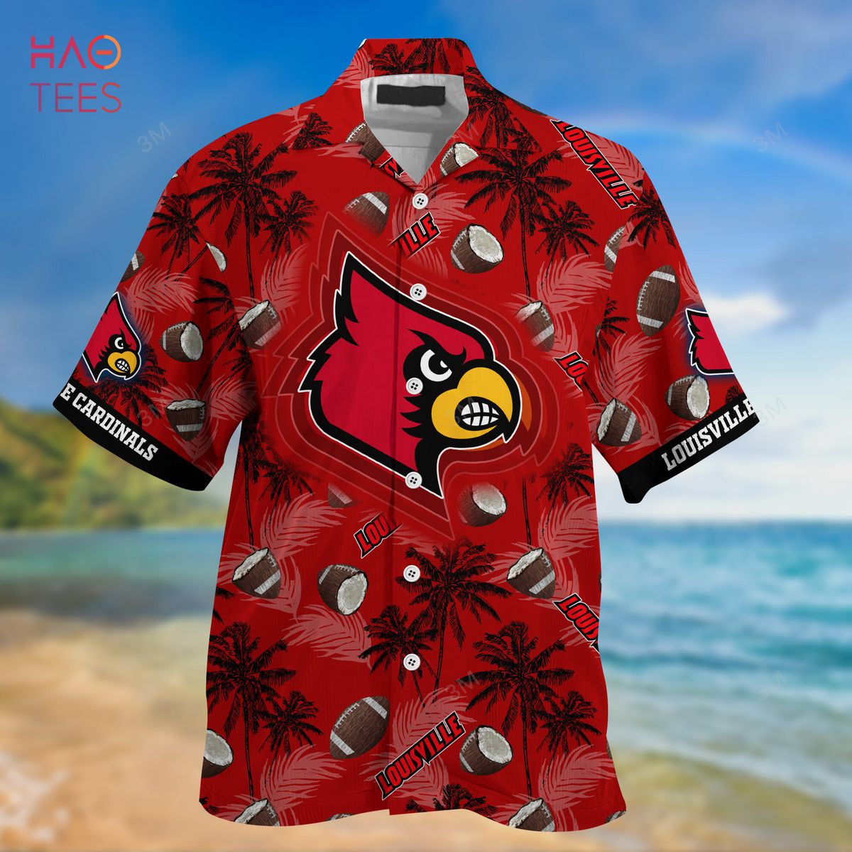 Louisville Cardinals Hawaiian Shirt Ver 1