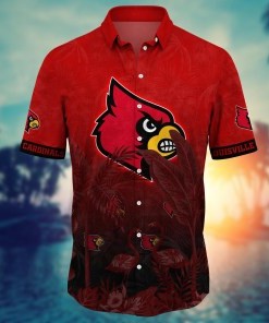Louisville Cardinals NCAA Flower Hawaii Shirt For Fans Ver 10
