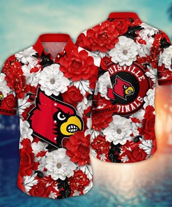 Louisville Cardinals NCAA Flower Hawaii Shirt For Fans Ver 11