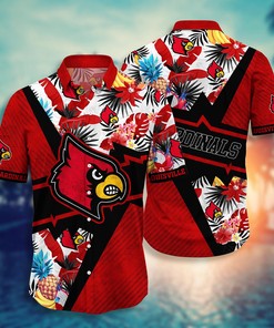 Louisville Cardinals NCAA Flower Hawaii Shirt For Fans Ver 12