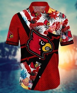 Louisville Cardinals NCAA Flower Hawaii Shirt For Fans Ver 12