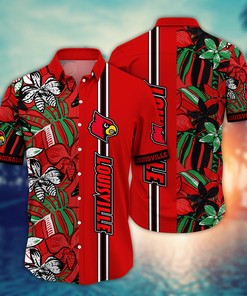 Louisville Cardinals NCAA Flower Hawaii Shirt For Fans Ver 13