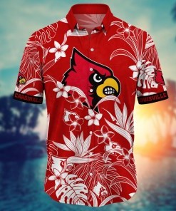 Louisville Cardinals NCAA Flower Hawaii Shirt For Fans Ver 14