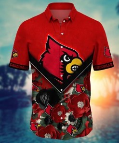 Louisville Cardinals NCAA Flower Hawaii Shirt For Fans Ver 18