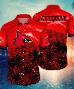 Louisville Cardinals NCAA Flower Hawaii Shirt For Fans Ver 21
